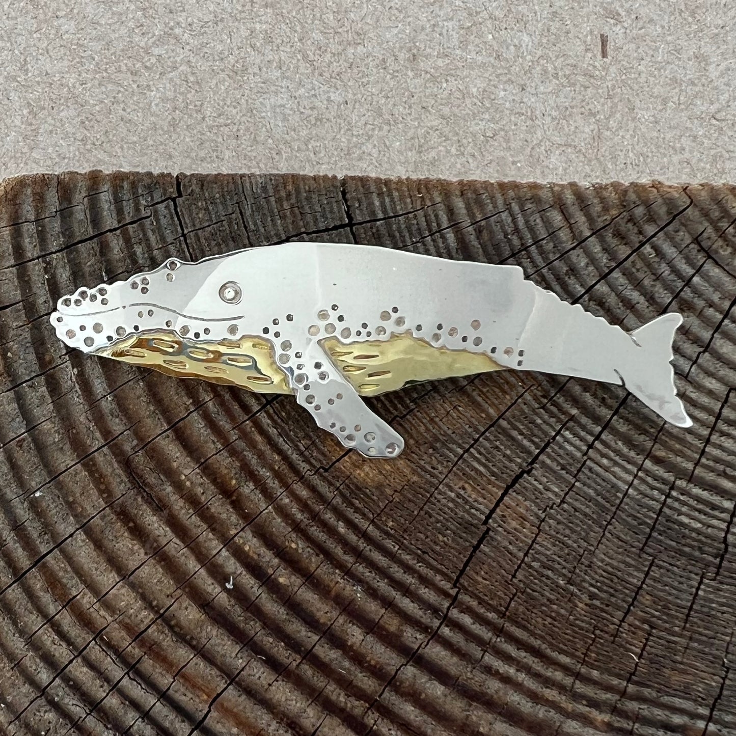 Humpback Whale Pin