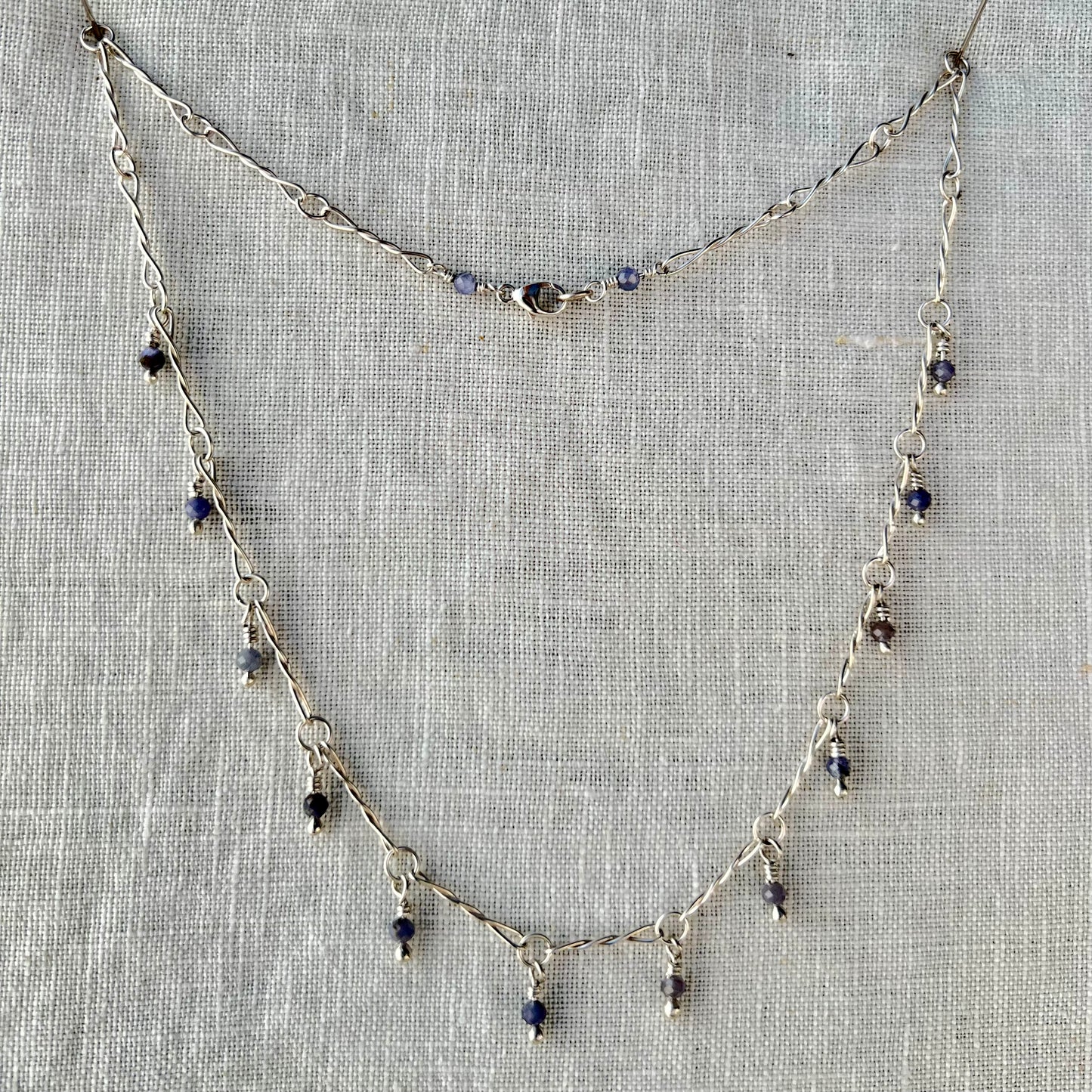 Tanzanite Fringe Necklace